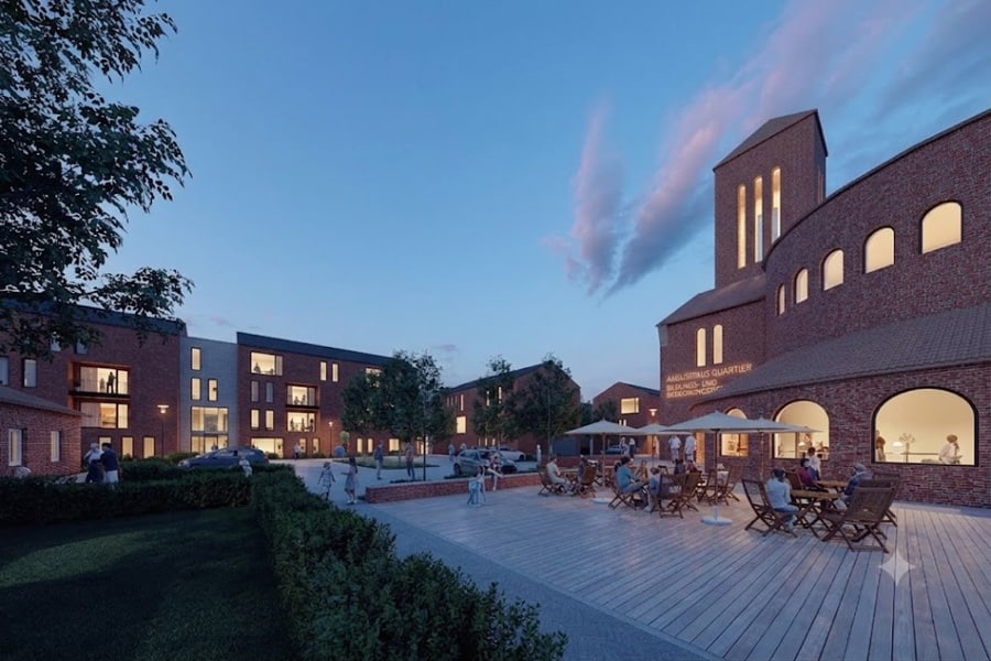 Wettbewerbsteilnahme Umgestaltung des Areals um die Kirche St. Augustinus in Cloppenburg