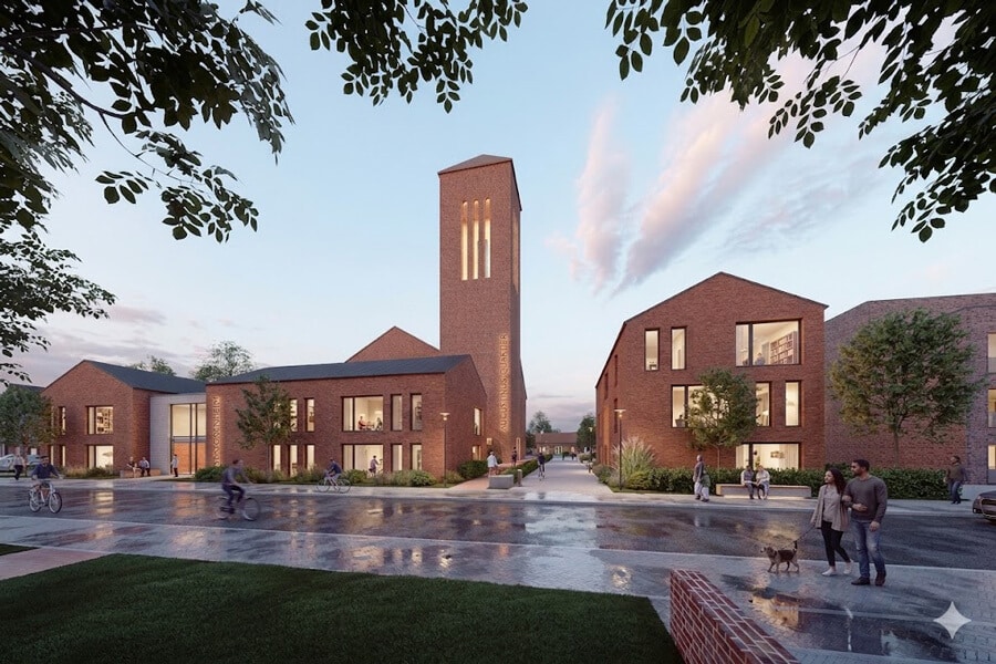 Wettbewerbsteilnahme Umgestaltung des Areals um die Kirche St. Augustinus in Cloppenburg